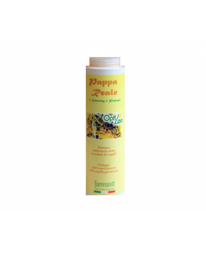 Shampoo AntiCaduta-con PAPPA REALE, GINSENG e PAPAYA-300ml-Farmavit