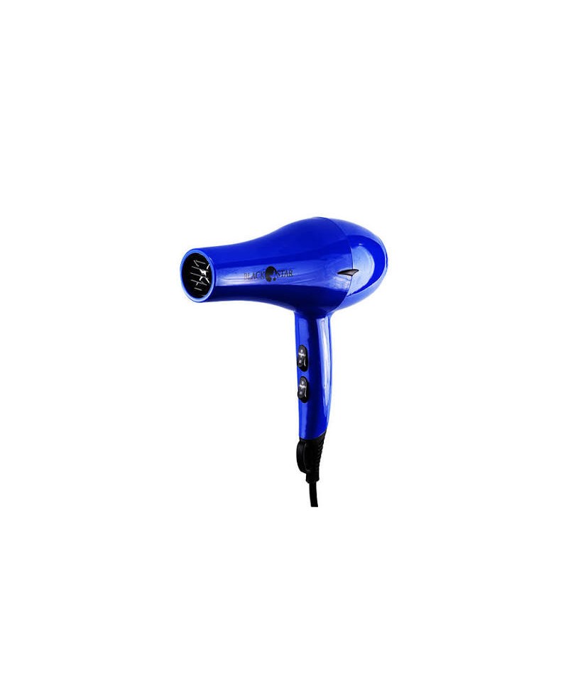 Phon Professionale per Capelli-2000W-1Kg-Black Star Turbo Piuma 5.0. BLU