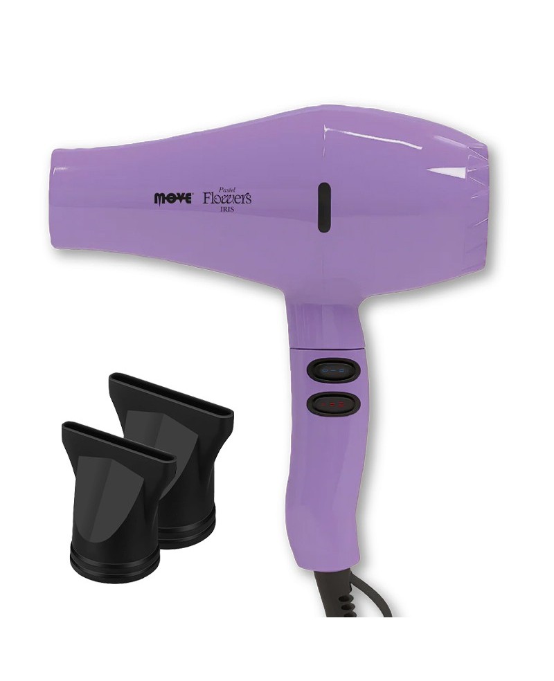 Phon Professionale per Capelli-1800-2000W-344g-Kiepe K-Style Move 3500-LILLA