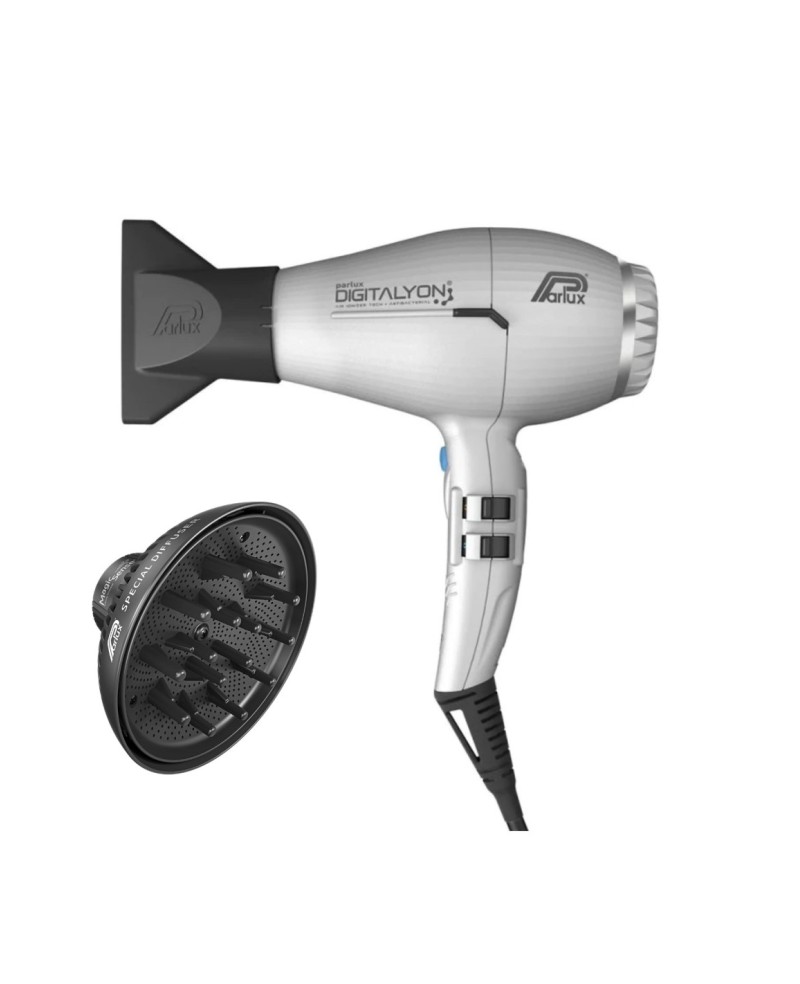 Phon Professionale per Capelli-CON DIFFUSORE-1Kg-2400W-Parlux DIGITALYON