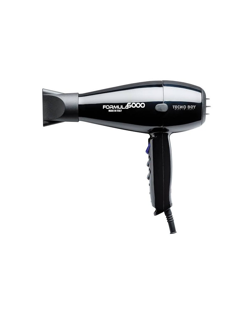 Phon Professionale per Capelli - 2000 W- Tecno Dry Super 6000 Mega Turbo