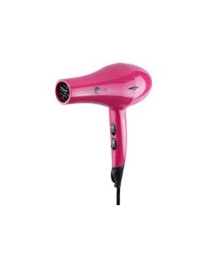 Phon Professionale per Capelli-2000W-Black Star Turbo Piuma 5.0. FUCSIA