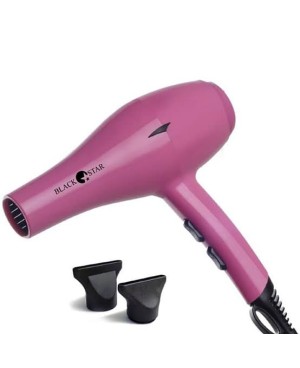 Phon Professionale per Capelli-2000W-Black Star Turbo Piuma 5.0. FUCSIA