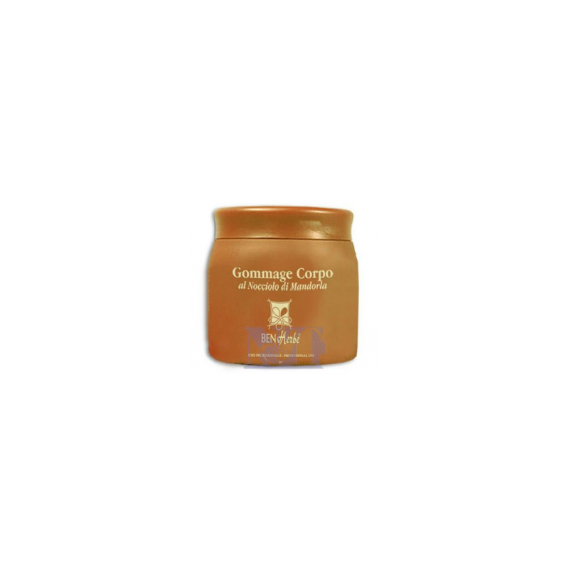 Body Scrub with Hazelnut and Almond granules 500 ml- Ben Herbe Body Essence Body