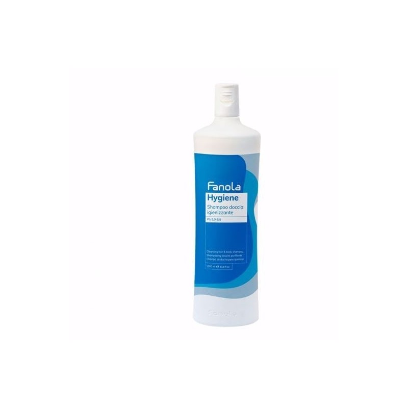 Shampoo doccia corpo, cute e capelli 1000ml Fanola Hygiene