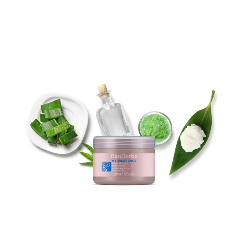 Moisturizing Face Cream Dry Skin Aloe Vera 250ml - Ben Herbe Hydressence