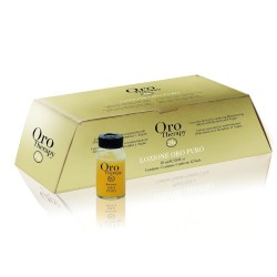 Loción capilar con aceite de argán 12 viales de 10 ml - Fanola Oro Therapy