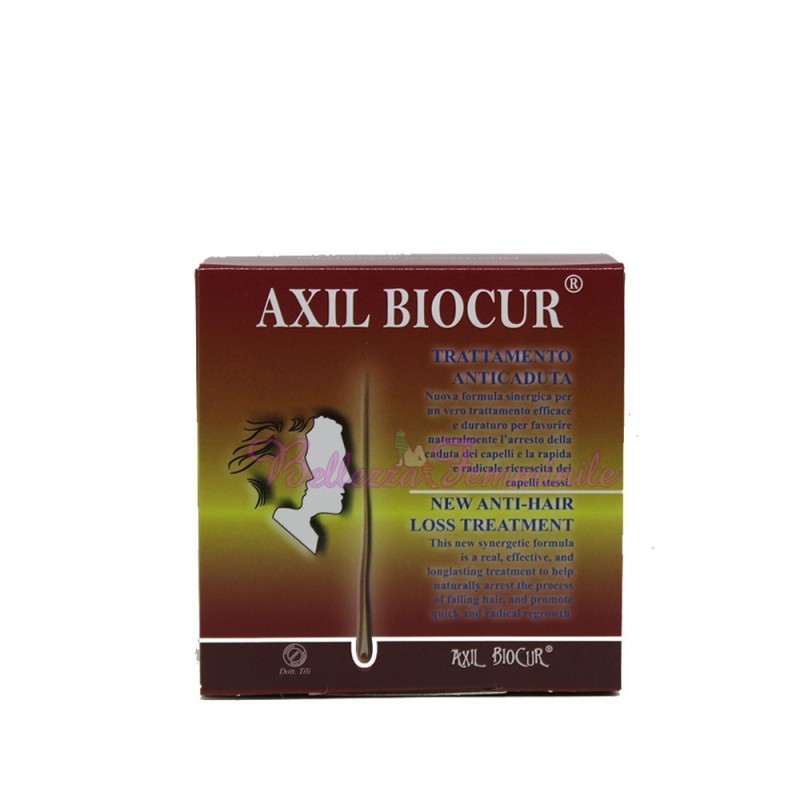Haarfläschchen Behandlung gegen Haarausfall Axil biocur 15 Fläschchen mit 10 ml - Farmavit