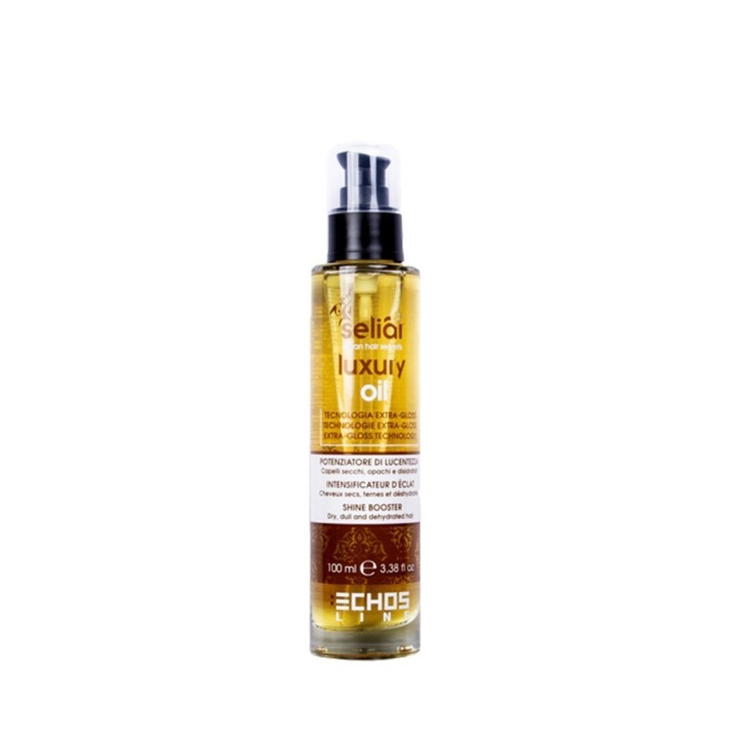 Potenciador de brillo de aceite para cabello seco, sin brillo y deshidratado de 100 ml - Seliar Luxury