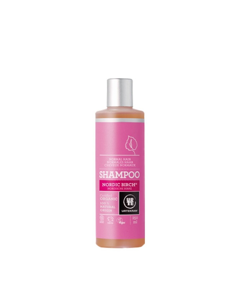 Shampoo BIOLOGICO alla Betulla Nordica per Capelli Normali 250ml - Urtekram