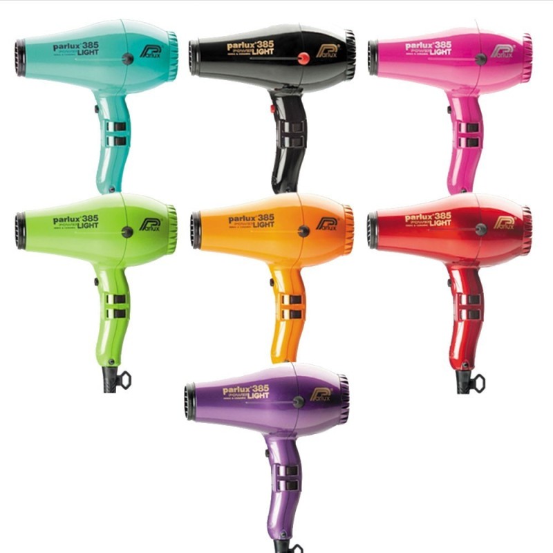Parlux Professional Hair Dryer 385 Power Light Ionic & Ceramic - Various Colors