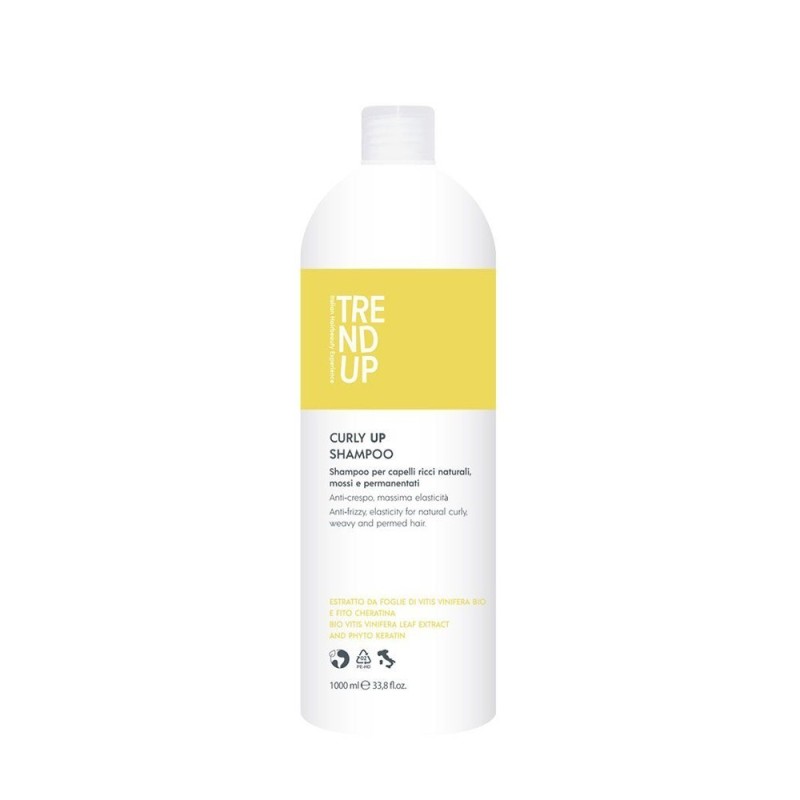 CURLY UP Shampoo für natürliches, gewelltes und dauergewelltes lockiges Haar – TREND UP – 1000 ml