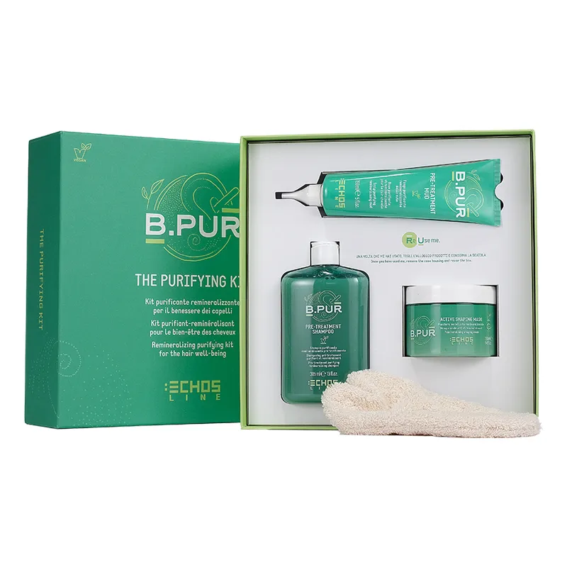 Purifying Remineralizing Kit for the Well-being of Straight - Curly Hair - B.Pur