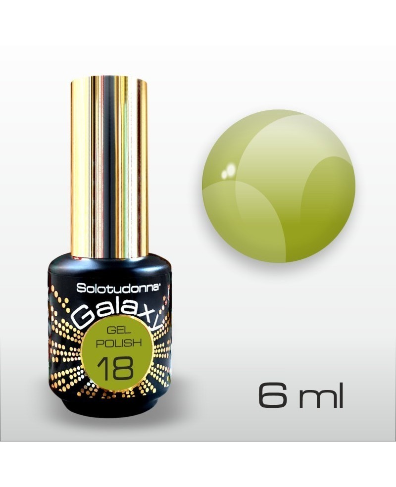 Semipermanente Unghie Gel Polish Acid Green Galaxy 18 - Solotudonna