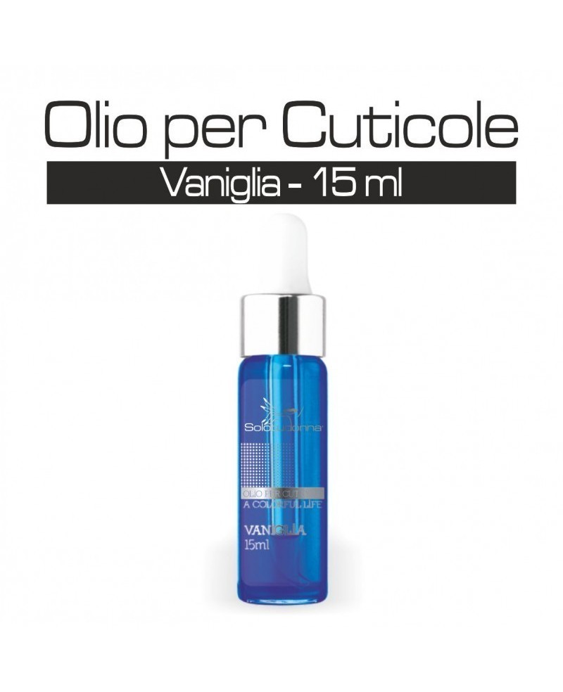 Olio per Cuticole -  Vaniglia - 15 ml - Fiala Contagocce - Solotudonna