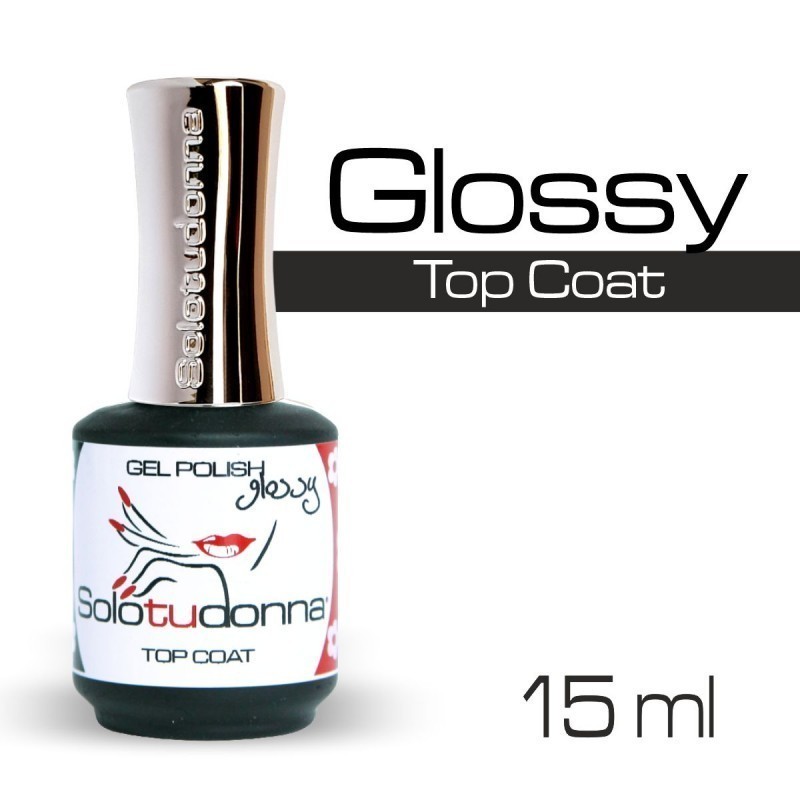 Glossy Nail Top Coat - 15 ml - Solotudonna
