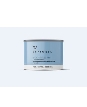 Cera depilatoria viso - corpo liposolubile professionale Depiwell vaso  400 ml