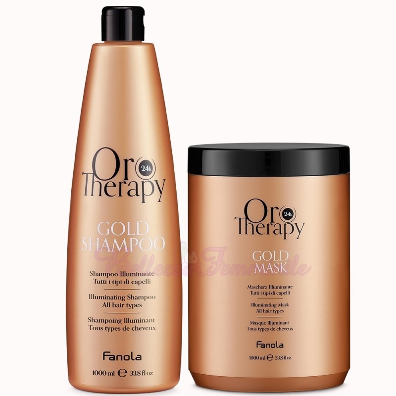 Kit  Promozionale  Shampo + Maschera capelli Oro Therapy