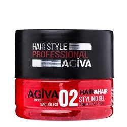 Hair Styling Gel 02 Ultra Strong - Gel capelli Ultra Forte - 700 ML - Agiva