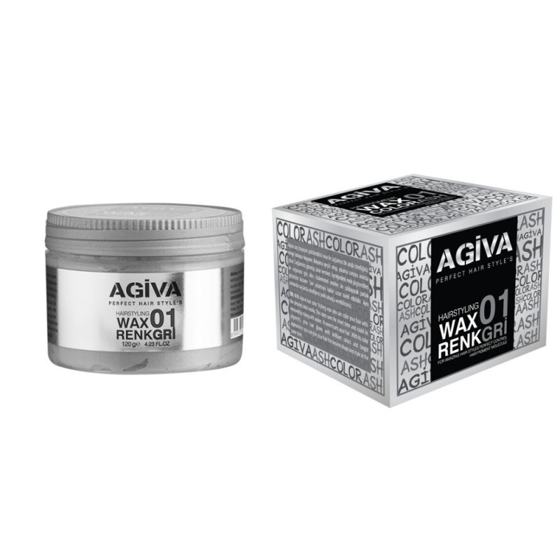 Color Wax hair wax 01 – Grey 120gr – Agiva