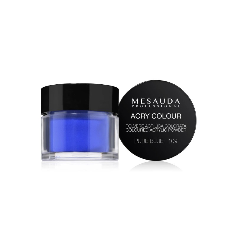 Polvere acrilica colorata per unghie - 109 Pure Blue - Mesauda