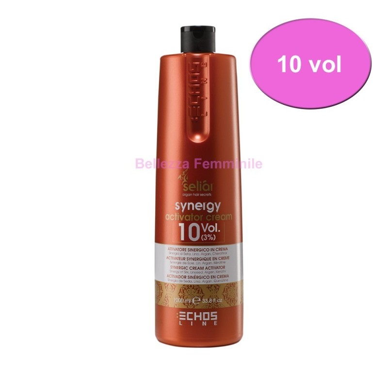 Synergetic hydrogen peroxide activator in cream without ammonia 1000ml Seliar ECHOSLINE
