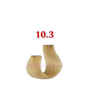 Hair color gold color...