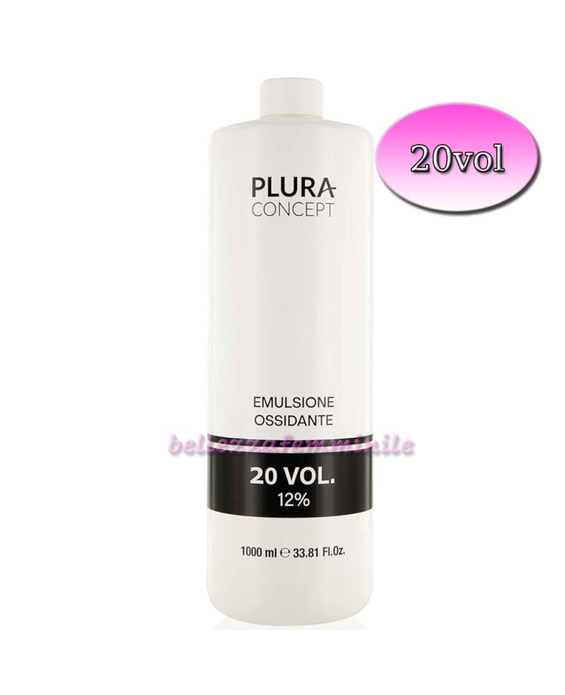 Oxygenated Water Oxidizing Emulsion For Hair 1000ml - Plura