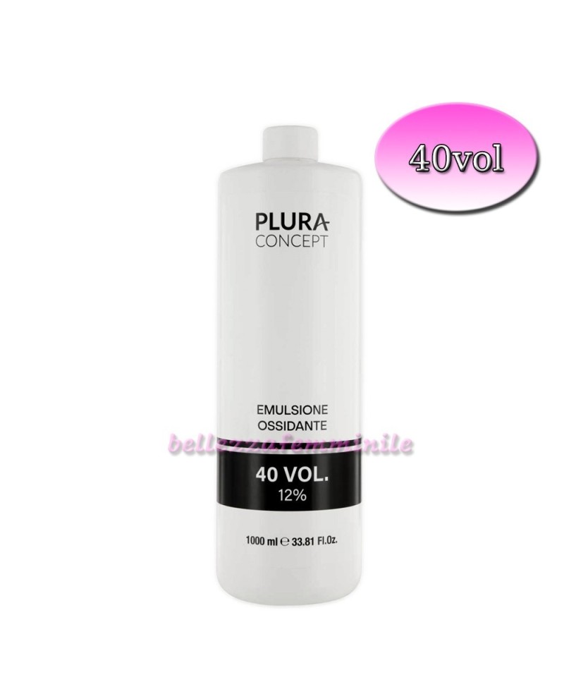 Oxygenated Water Oxidizing Emulsion For Hair 1000ml - Plura