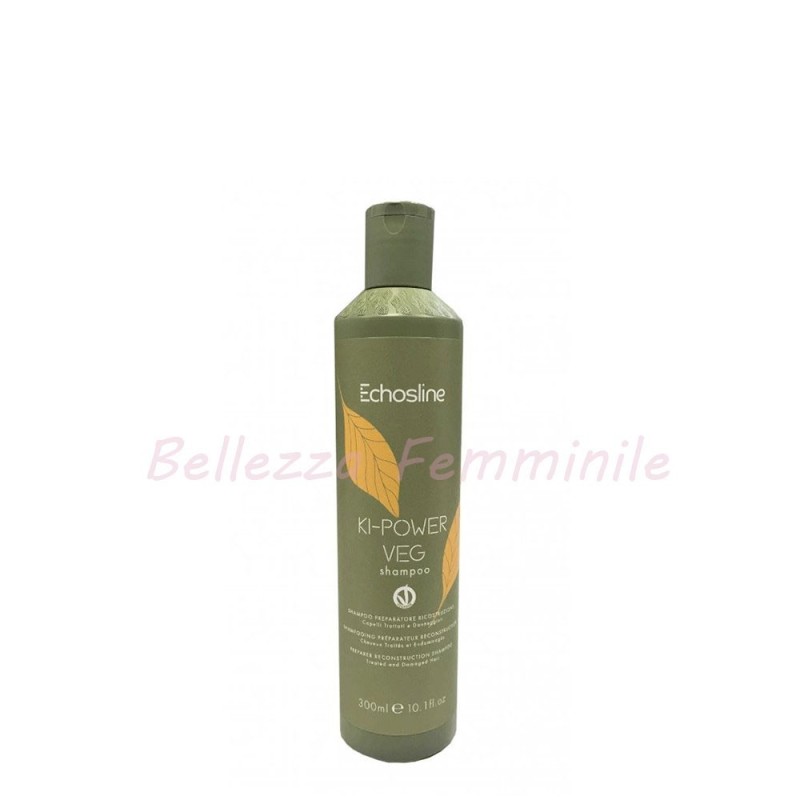 Shampoo capelli cheratinico ricostruzione molecolare Ki Power veg 300 ml