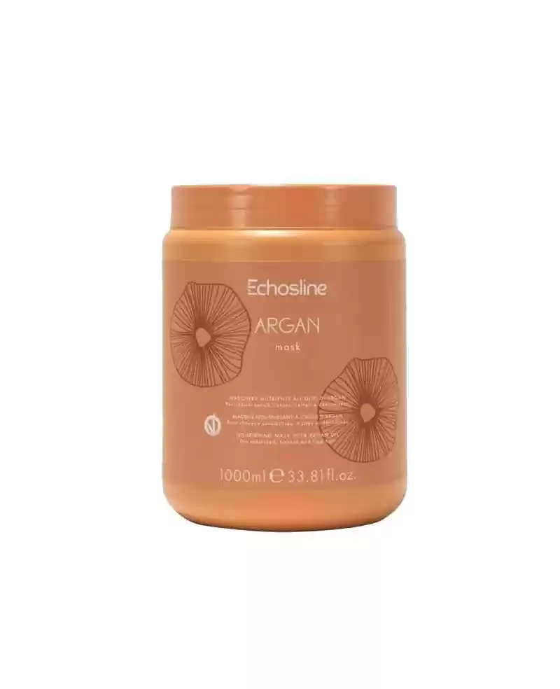 Professional Nourishing Hair Mask with Argan Oil 1000 ml - Echosline Argan