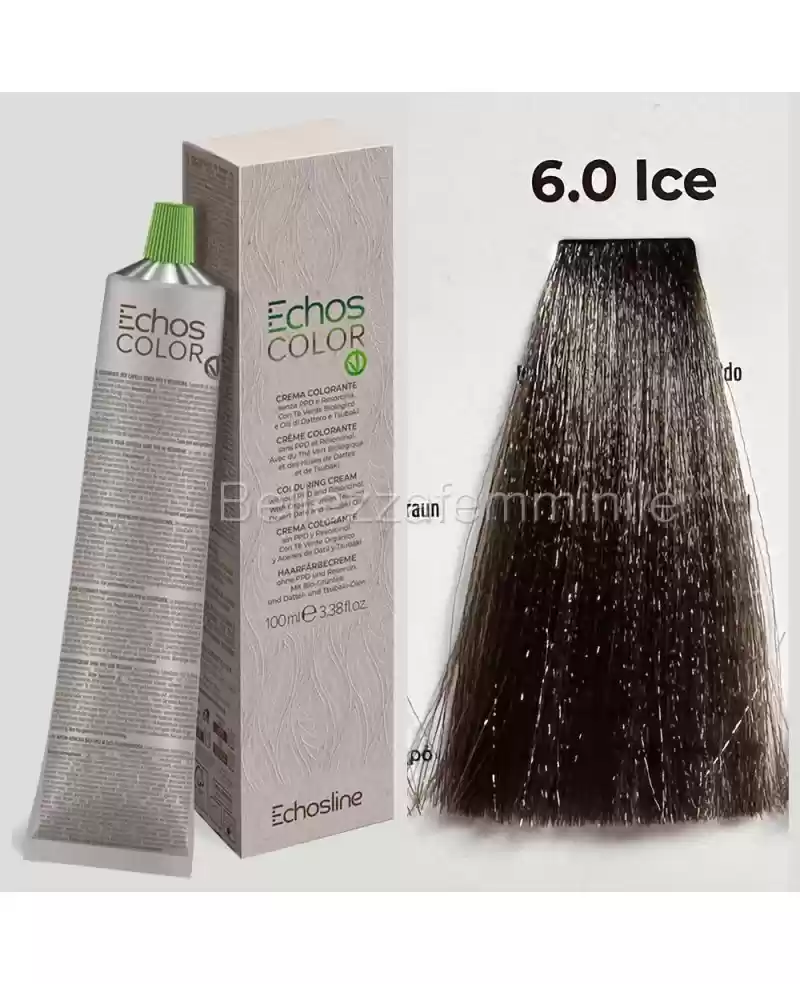 Professional line hair color cream dye 100 ml - Echosline without PPD and Resorcin