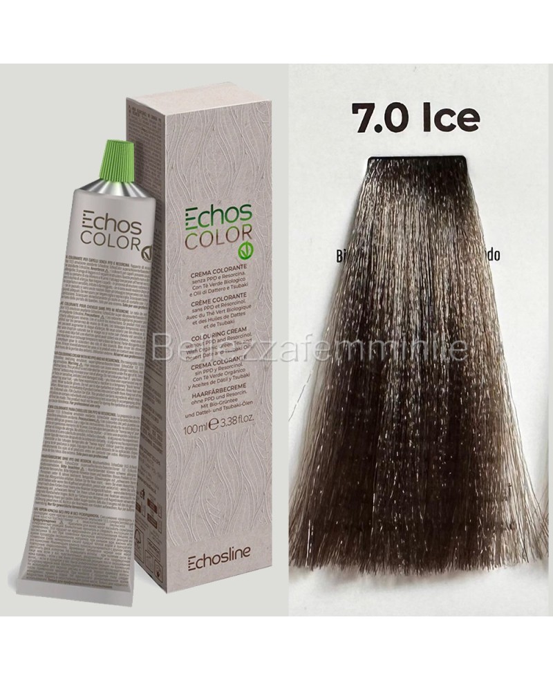 Professional line hair color cream dye 100 ml - Echosline without PPD and Resorcin