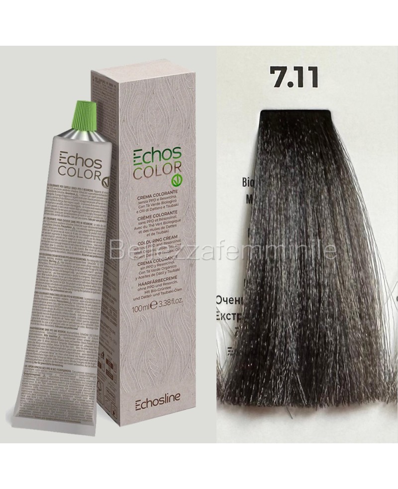 Professional line hair color cream dye 100 ml - Echosline without PPD and Resorcin