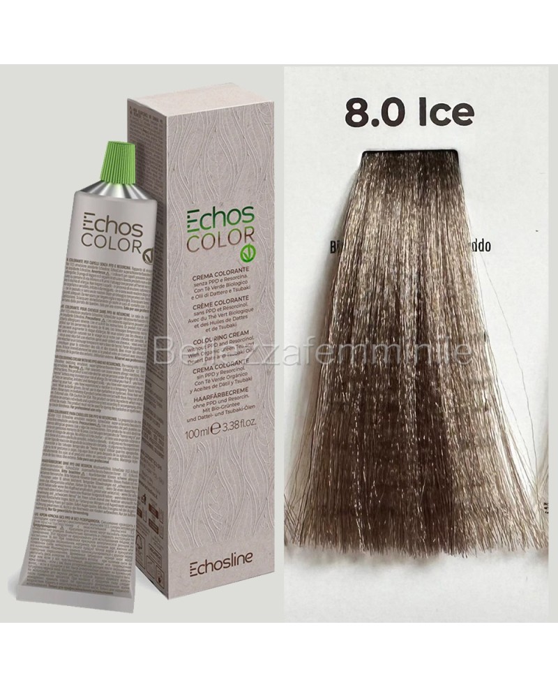 Professional line hair color cream dye 100 ml - Echosline without PPD and Resorcin