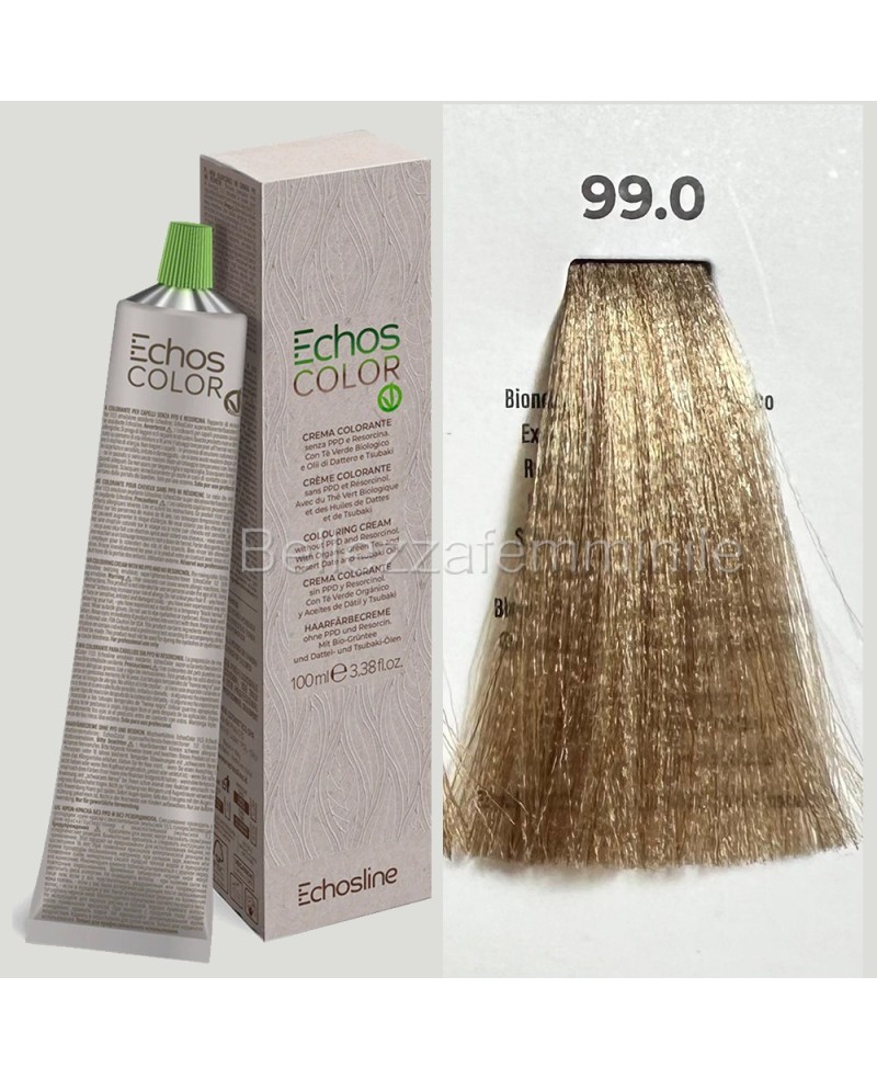 Tinta crema colore Capelli linea professionale 100 ml - Echosline senza PPD e Resorcina