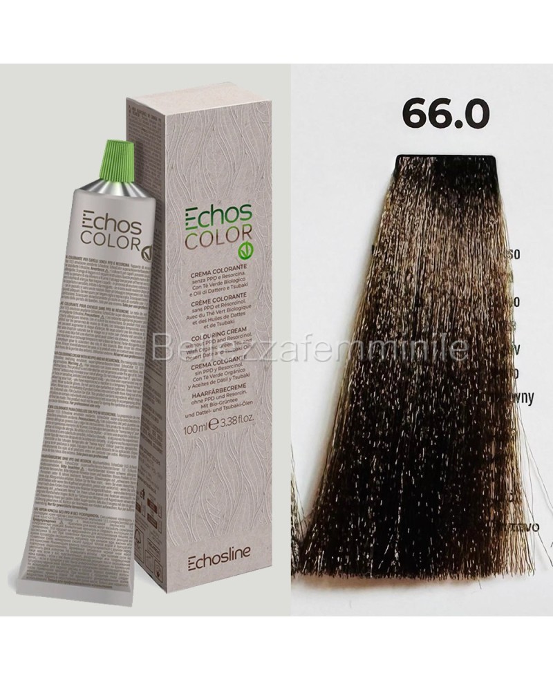 Professional line hair color cream dye 100 ml - Echosline without PPD and Resorcin
