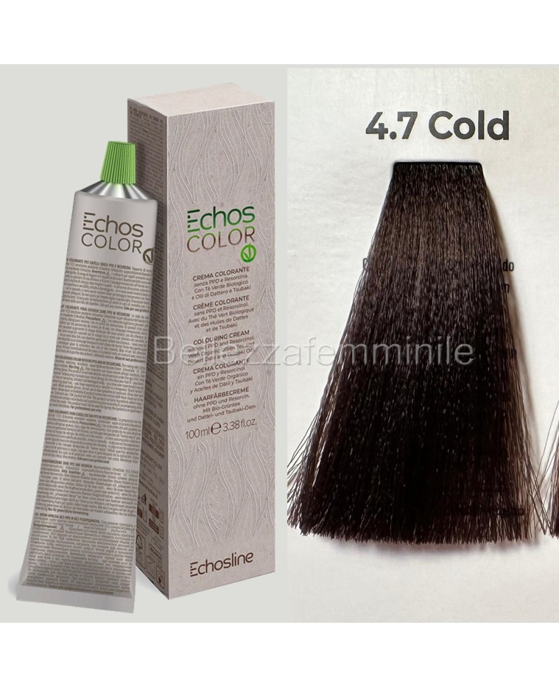 Professional line hair color cream dye 100 ml - Echosline without PPD and Resorcin