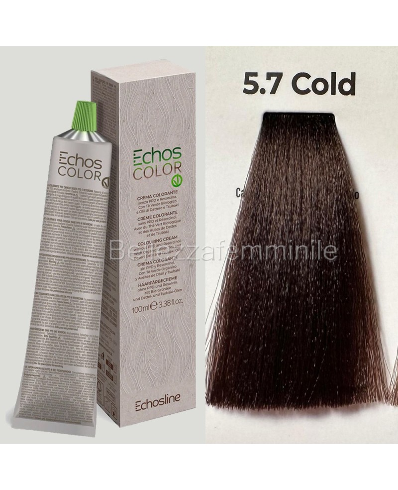 Professional line hair color cream dye 100 ml - Echosline without PPD and Resorcin