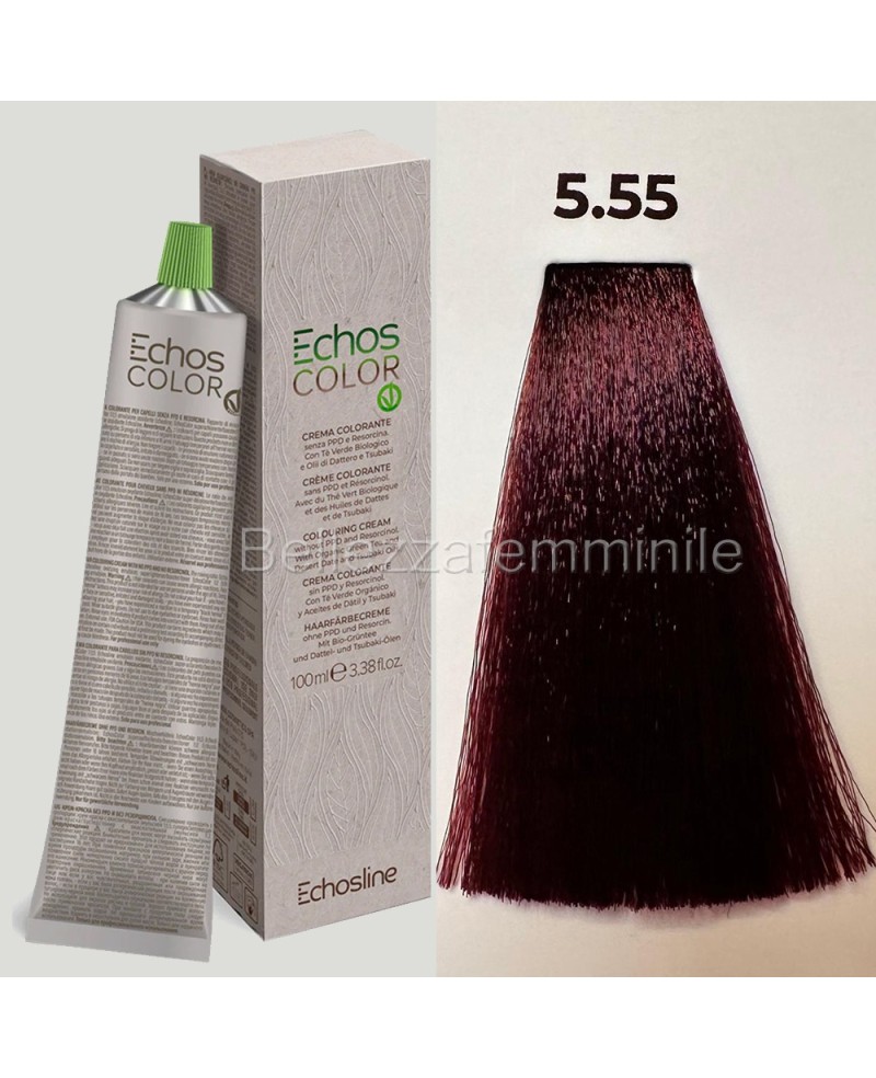 Professional line hair color cream dye 100 ml - Echosline without PPD and Resorcin