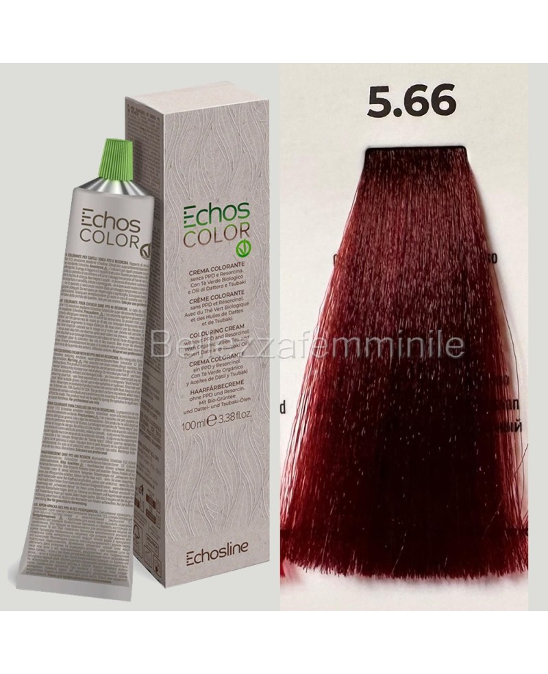 Professional line hair color cream dye 100 ml - Echosline without PPD and Resorcin