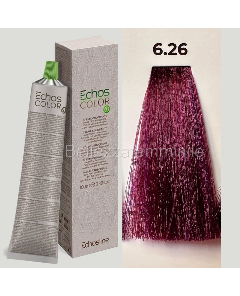 Professional line hair color cream dye 100 ml - Echosline without PPD and Resorcin