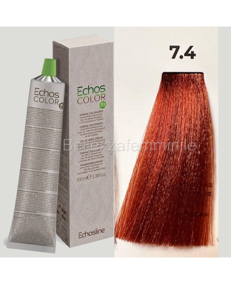 Professional line hair color cream dye 100 ml - Echosline without PPD and Resorcin