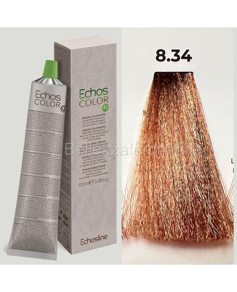 Professional line hair color cream dye 100 ml - Echosline without PPD and Resorcin