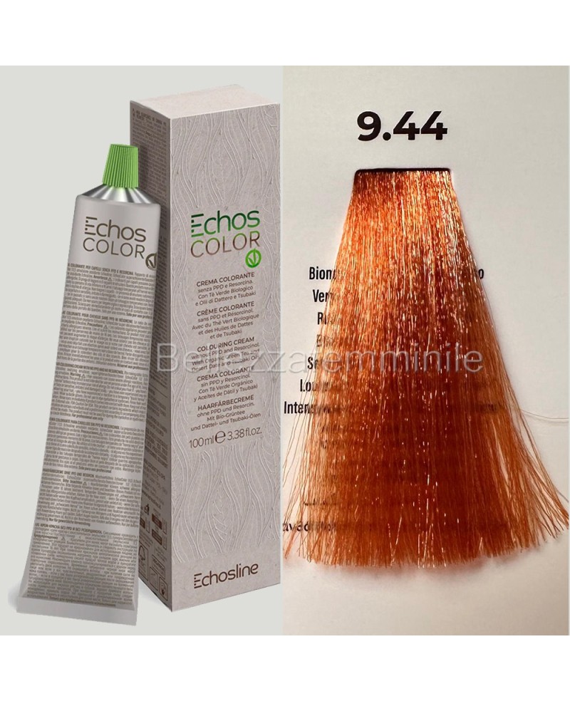 Tinta crema colore Capelli linea professionale 100 ml - Echosline senza PPD e Resorcina