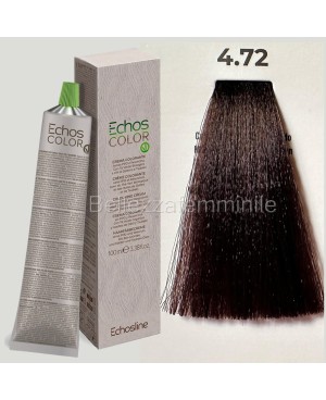 Hair color cream dye 100 ml 3x tube + oxygen 20 vol of 1000 ml Echosline without PPD and Resorcina