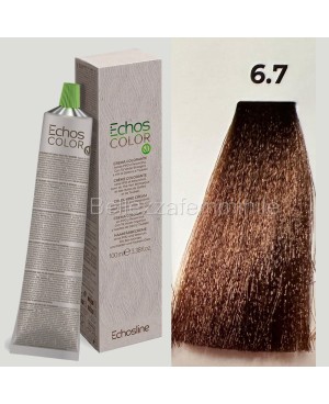 Hair color cream dye 100 ml 3x tube + oxygen 20 vol of 1000 ml Echosline without PPD and Resorcina