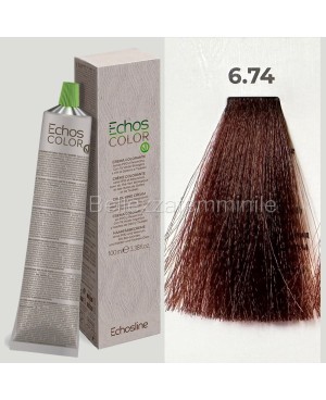 Hair color cream dye 100 ml 3x tube + oxygen 20 vol of 1000 ml Echosline without PPD and Resorcina