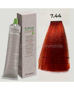 Hair color cream dye 100 ml 3x tube + oxygen 20 vol of 1000 ml Echosline without PPD and Resorcina