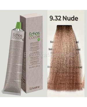 Hair color cream dye 100 ml 3x tube + oxygen 20 vol of 1000 ml Echosline without PPD and Resorcina